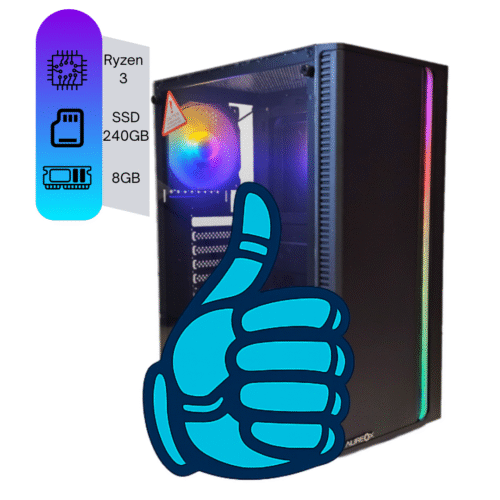 Ryzen 3 3200G – A520 – 8GB – 240GB